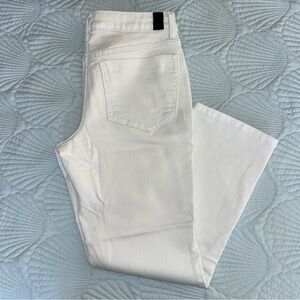 Simply Vera Vera Wang Mid Rise White Capri Jeans